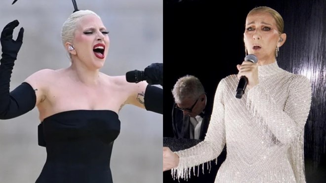 Lady Gaga, Celine Dion rực rỡ tại khai mạc Olympic