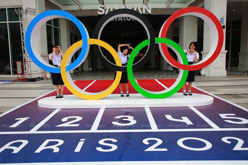Người dân Thái Lan được xem Olympic 2024 dù giá bản quyền khá cao. Ảnh: Bangkok Post