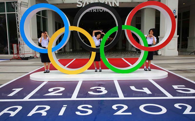 Người dân Thái Lan được xem Olympic 2024 dù giá bản quyền khá cao. Ảnh: Bangkok Post