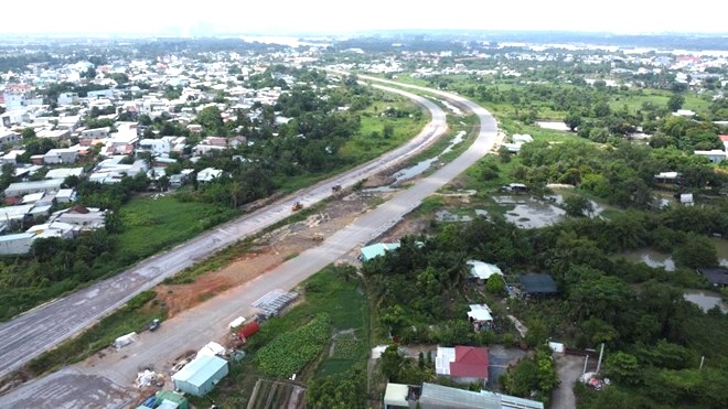 Huong Lo 2 road construction investment project (section 1, phase 1). Photo: HAC