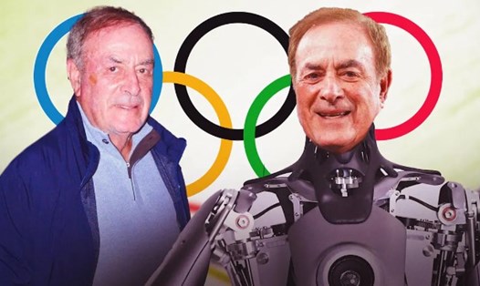 Kênh NBC của Mỹ dùng AI để tái tạo giọng nói của bình luận viên Al Michaels trong các bản tin về Olympic 2024. Ảnh: Chụp màn hình