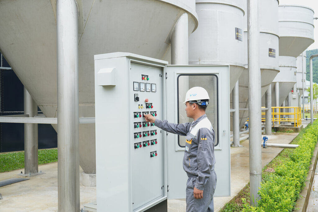 The wastewater treatment machinery system is methodically invested. Photo: DVCC