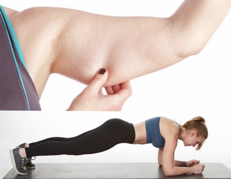 Cách giảm mỡ cánh tay cực hiệu quả mà đơn giản có thể tập tại nhà. Đồ hoạ: Hương Giang 