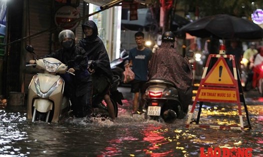 Dự báo miền Bắc mưa rất to cuối tháng 7. Ảnh: Tô Thế