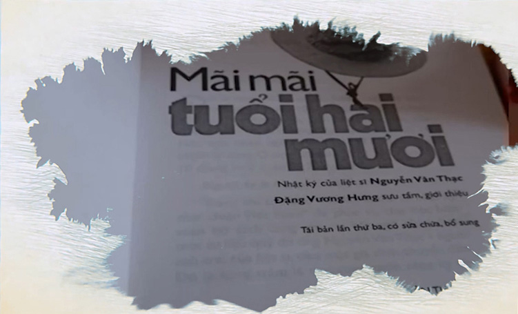 Cuốn nhật ký “Mãi mãi tuổi 20” của Liệt sĩ Nguyễn Văn Thạc từng là hiện tượng xuất bản năm 2005. Ảnh: Chụp màn hình