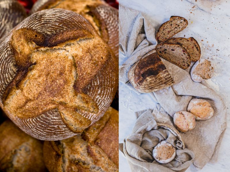 Ăn bánh mì chua giúp hạ đường huyết, giảm mỡ nội tạng. Đồ họa: Hạ Mây