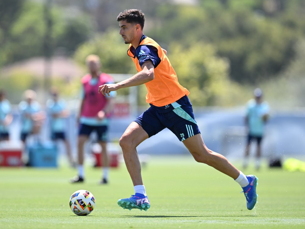 Kai Havertz and a number of important players have returned to the Arsenal squad. Photo: Arsenal FC