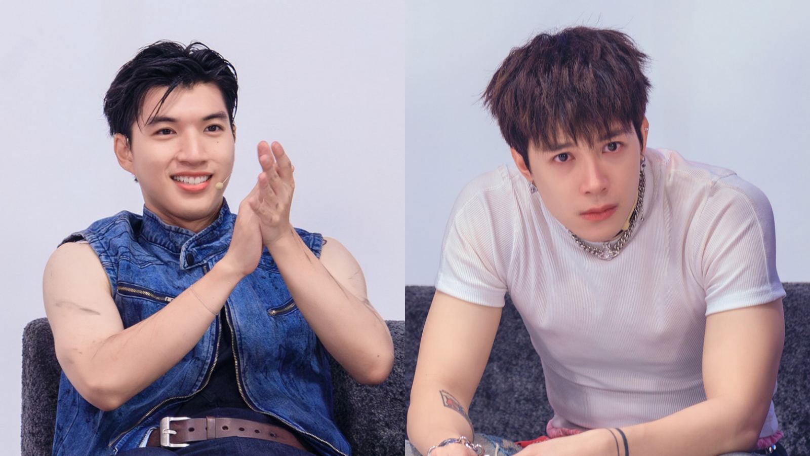 HIEUTHUHAI và Anh Tú đều thua trong trò chơi ở tập 6 "Anh trai say hi". Ảnh: Nhà sản xuất