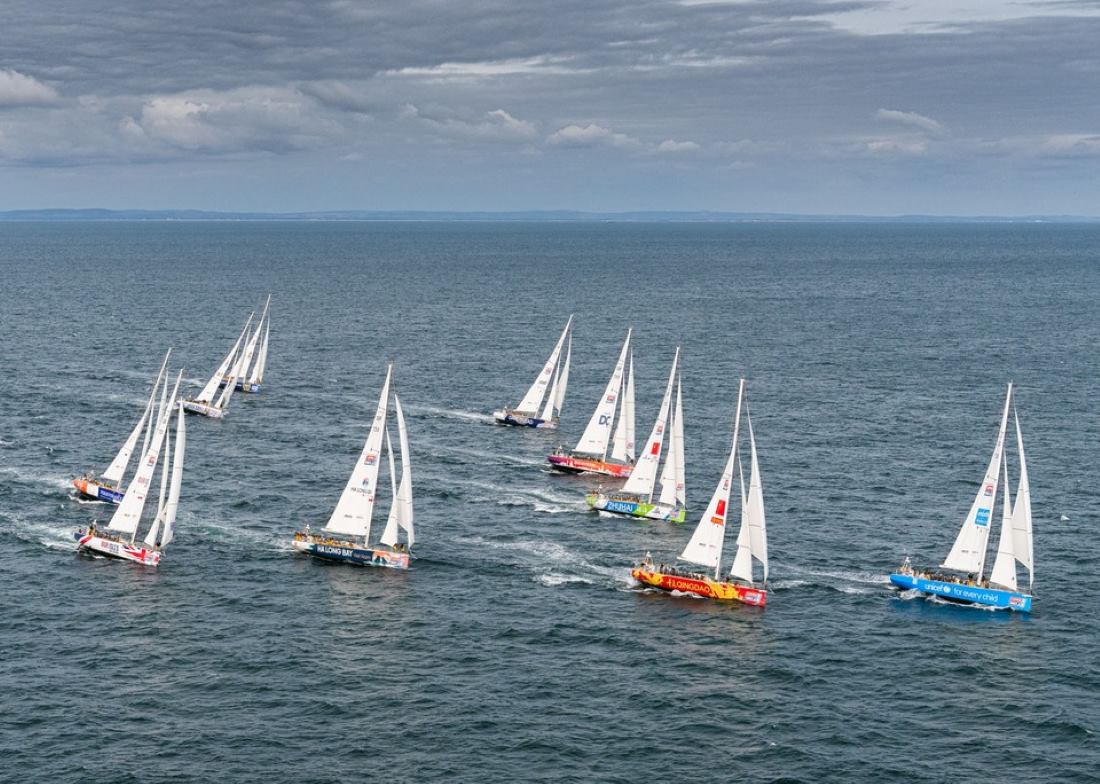 Các đội đua Clipper Race trên hải trình cuối. Ảnh: Clipper Race