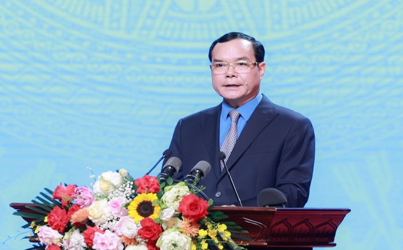Ủy viên T.Ư Đảng, Chủ tịch Tổng LĐLĐVN Nguyễn Đình Khang. Ảnh: Hải Nguyễn