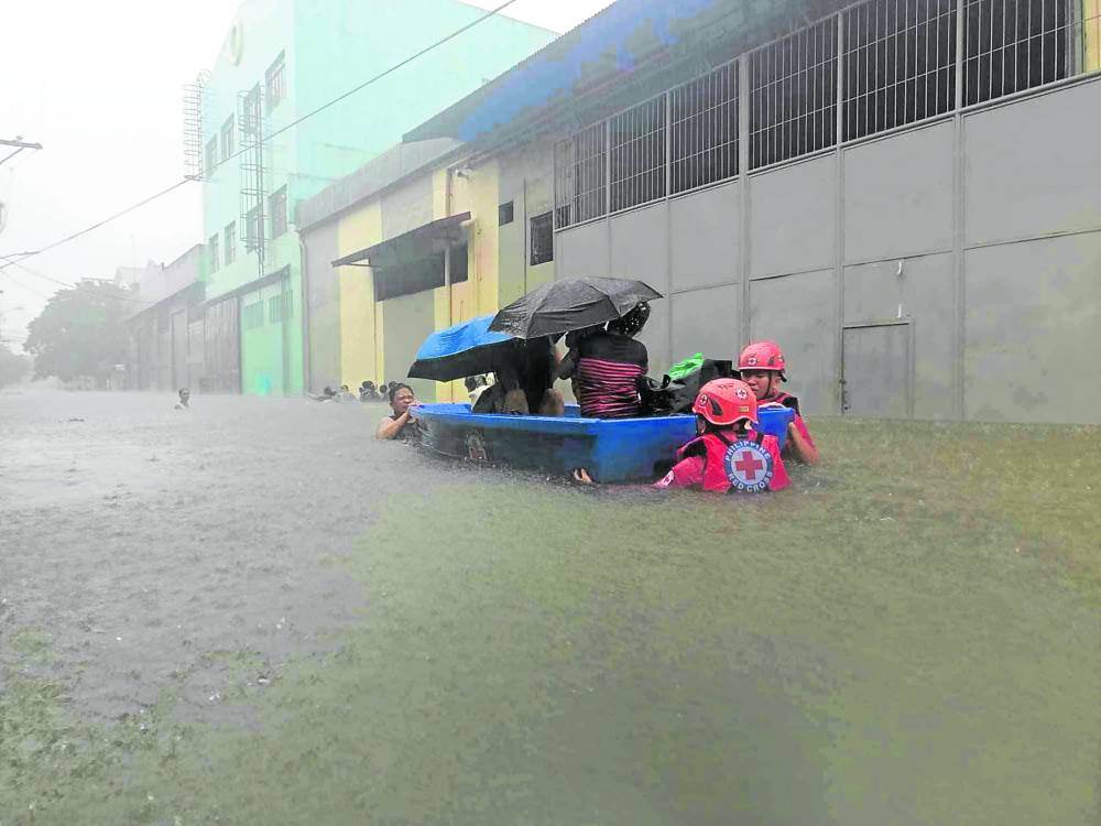 Super typhoon Gaemi caused flooding in the Philippines. Photo: Philippine Red Cross