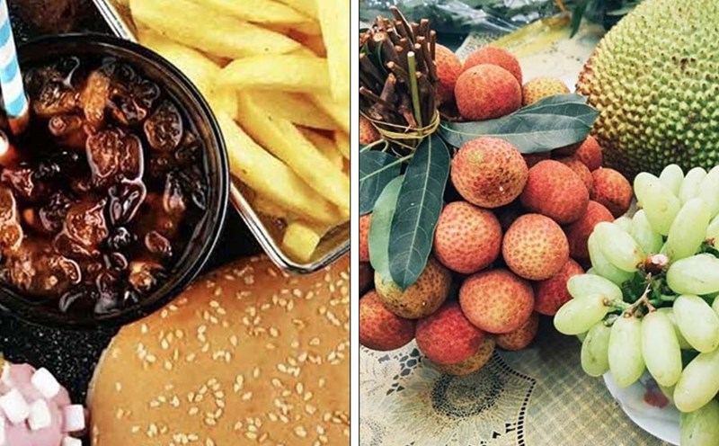 Sự khác biệt giữa carbohydrate nguyên chất và tinh chế. Đồ hoạ: Thiện Nhân