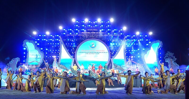 Festival tôm Cà Mau sẽ được tổ chức định kỳ 3 năm một lần. Ảnh: Nhật Hồ