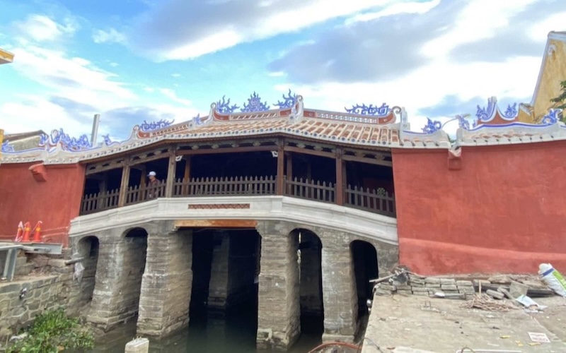 Chùa Cầu - Hội An dự kiến khánh thành ngày 3.8.2024. Ảnh: Rin Nguyễn