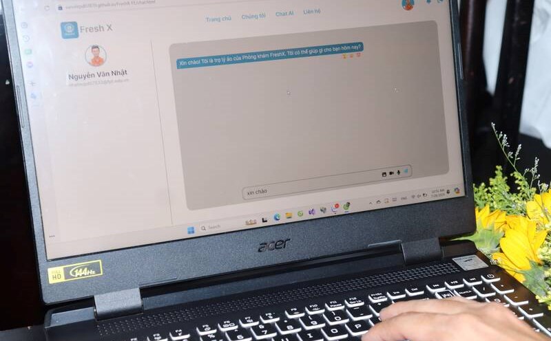 Phần mềm quản lý phòng khám tích hợp trí tuệ nhân tạo có thể cải thiện trải nghiệm chăm sóc sức khỏe cho bệnh nhân tại bệnh viện. Ảnh: Nguyễn Linh