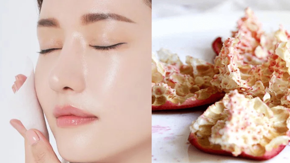 Using pomegranate peel helps your skin become bright and beautiful, preventing and slowing down the aging process. Graphic photo: Han Lam.