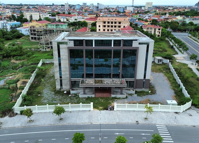 Dự án Trung tâm Truyền thông - Giáo dục sức khỏe Quảng Bình được đầu tư 49,3 tỉ đồng. Ảnh: Công Sáng