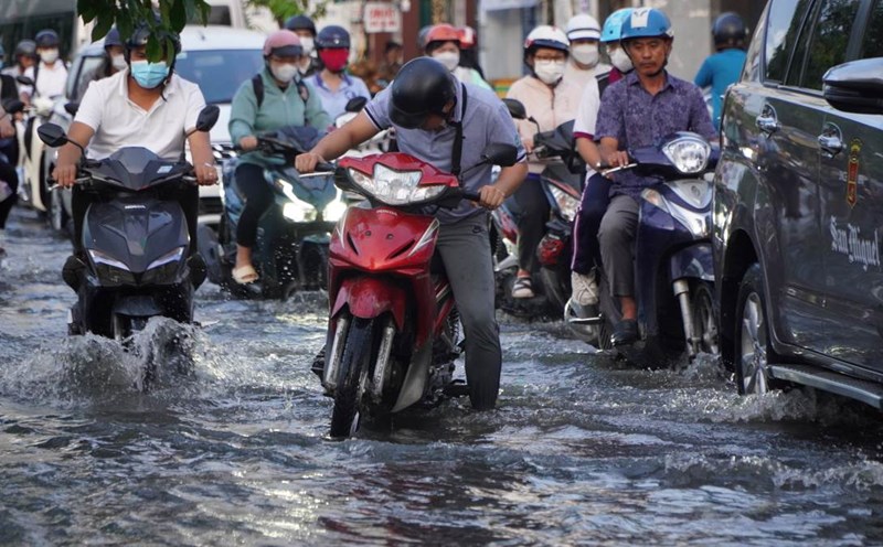 Mưa dông diễn ra ở Nam Bộ. Ảnh minh họa: Nguyên Chân
