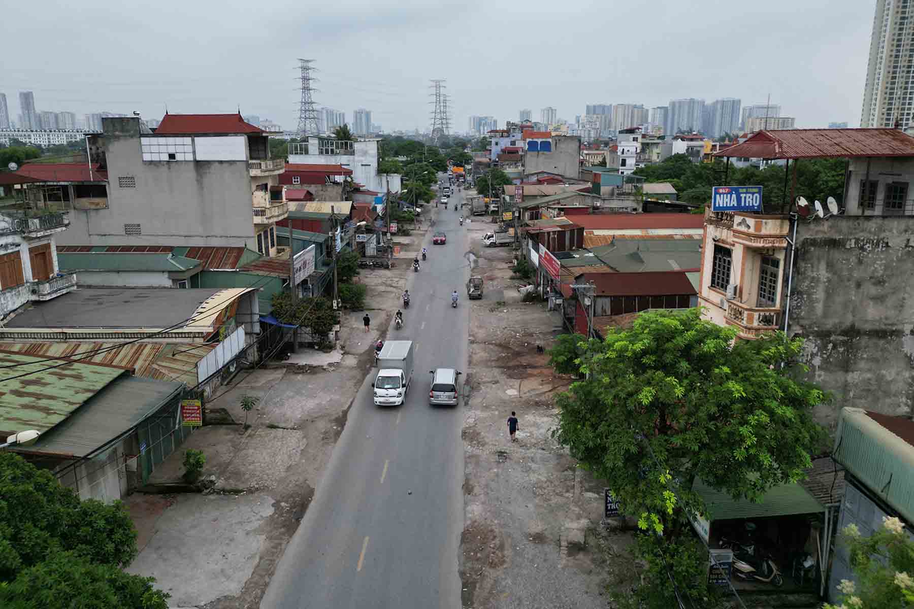 Đường Tam Trinh (quận Hoàng Mai, Hà Nội).  Ảnh: Hữu Chánh