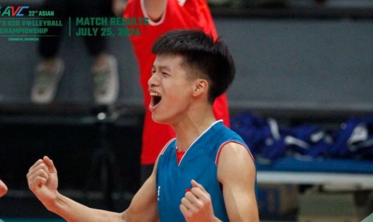 U20 Việt Nam gặp U20 Kuwait ở trận phân hạng 13-16 giải bóng chuyền nam U20 châu Á 2024. Ảnh: AVC