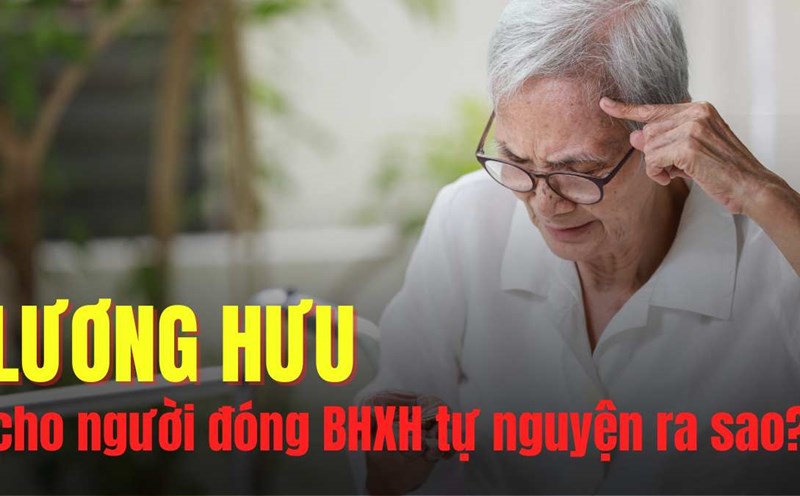 Việc tính mức lương hưu hằng tháng của người lao động đủ điều kiện hưởng lương hưu mà có thời gian đóng bảo hiểm xã hội theo quy định nhưng có thời gian đóng bảo hiểm xã hội dưới 15 năm thì mỗi năm đóng trong thời gian này được tính bằng 2,25% mức bình quân thu nhập làm căn cứ đóng bảo hiểm xã hội. Đồ hoạ: Trà My