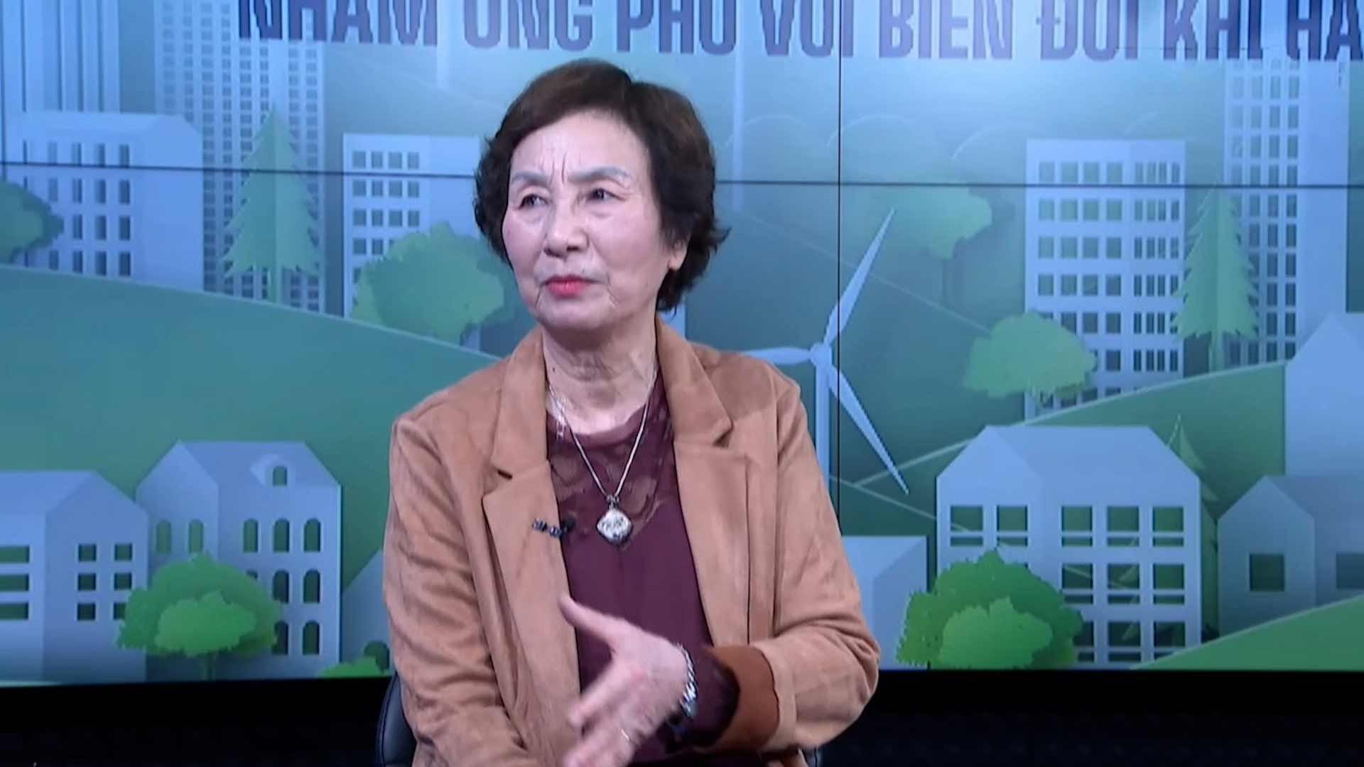 PGS.TS Bui Thi An – Vien truong Vien Tai nguyen Moi truong va Phat trien cong dong, Nguyen uy vien Uy ban Khoa hoc, cong nghe va moi truong cua Quoc hoi cho rang can phai co so do phat thai khi cua tung nganh thi moi co the dat duoc muc tieu nhu chung ta cam ket.