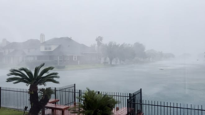 Hurricane Beryl made landfall in Texas, USA in early July, causing heavy damage. Photo: USA Today