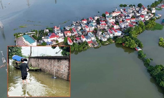 Nước ngập sâu, người dân bị thiệt hại hàng nghìn con gia cầm