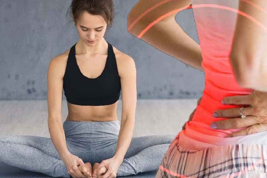 Lợi ích của tư thế cobbler giúp giảm đau lưng dưới. Đồ họa: Thiện Nhân
