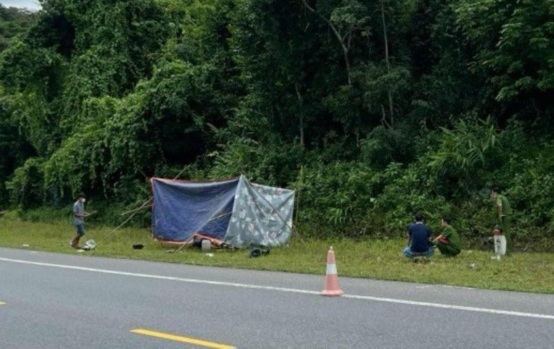 Khu vực phát hiện thi thể. Ảnh: Hoàng Nhật.