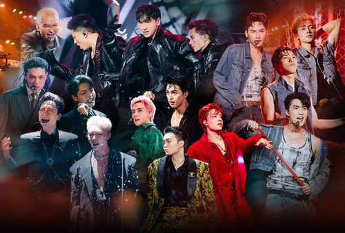 Dàn thí sinh tham gia Anh trai say hi. Ảnh: Nhà sản xuất