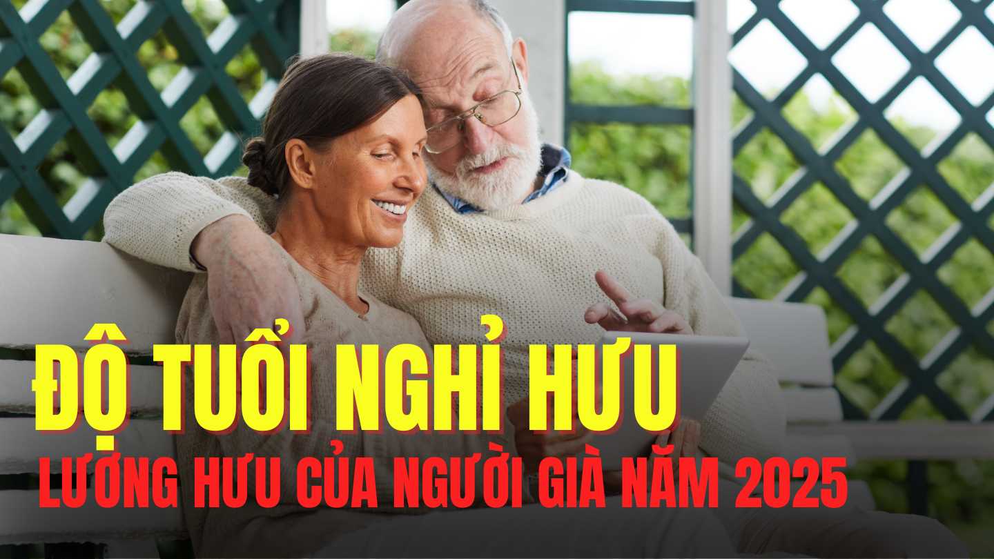 Người lao động được hưởng lương hưu khi đủ tuổi nghỉ hưu khi bảo đảm điều kiện về thời gian đóng BHXH theo quy định. Đồ hoạ: Trà My