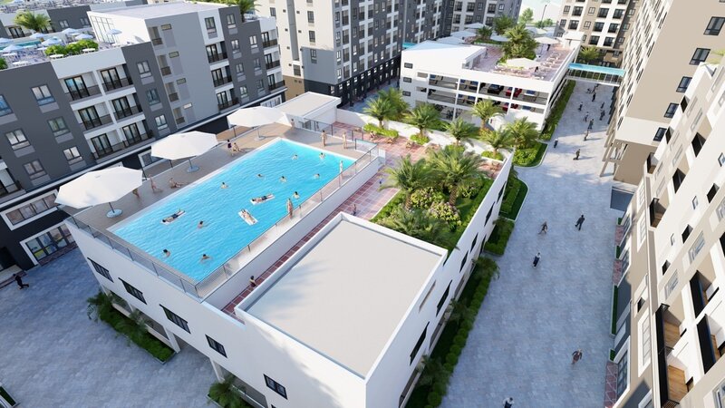 Diverse on-site amenities - Relaxing swimming pool after working hours