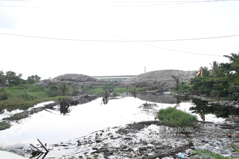 Waste at Ben Tre Waste Treatment Plant. Photo: Thanh Nhan