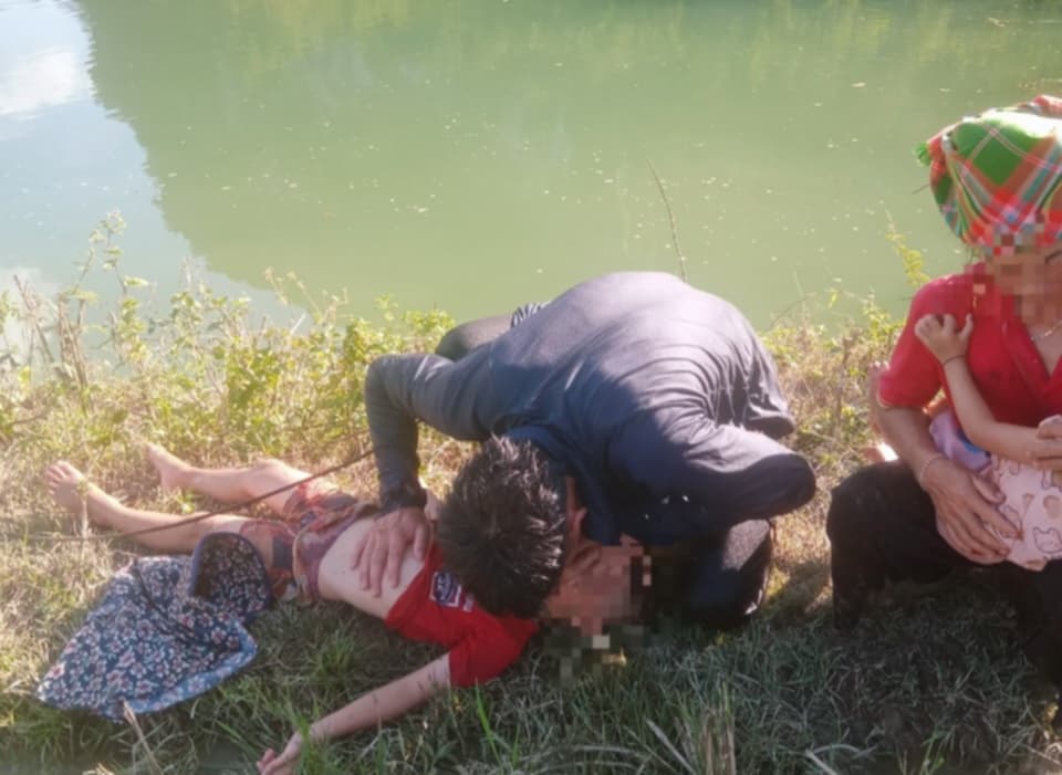 Hạ sĩ Lò Văn Thanh cứu hai cháu bé đuối nước được Bộ trưởng Công an gửi thư khen. Ảnh: Công an cung cấp