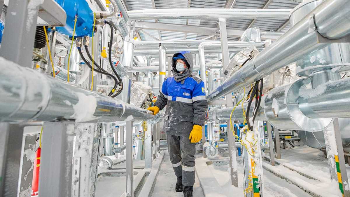 Gazprom xuất khẩu 81,8 triệu mét khối khí đốt mỗi ngày sang EU trong tháng 6.2024. Ảnh: Gazprom