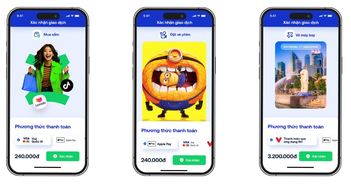 Thanh toán mọi dịch vụ trong Zalopay bằng nhiều phương thức theo nhu cầu. Ảnh: Zalopay
