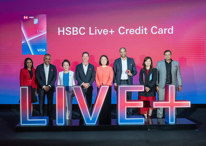 Sản phẩm hợp tác giữa HSBC và Visa, thẻ tín dụng Live+ mang lại cho chủ thẻ nhiều đặc quyền ẩm thực trên khắp châu Á. Ảnh: DN cung cấp