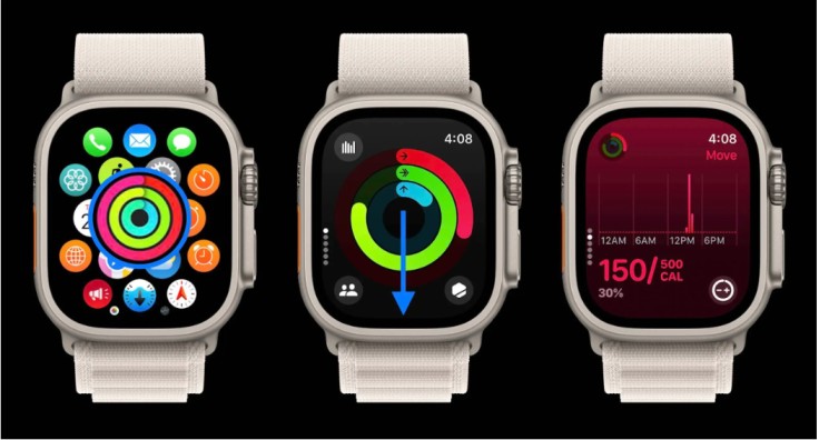 Ứng dụng “Sức khỏe” trên Apple Watch. Ảnh chụp màn hình