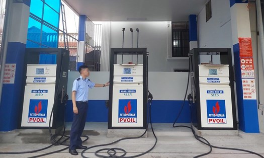 1 doanh nghiệp tư nhân kinh doanh xăng dầu ở huyện Hải Hậu, tỉnh Nam Định bị xử phạt. Ảnh: Cục QLTT tỉnh Nam Định