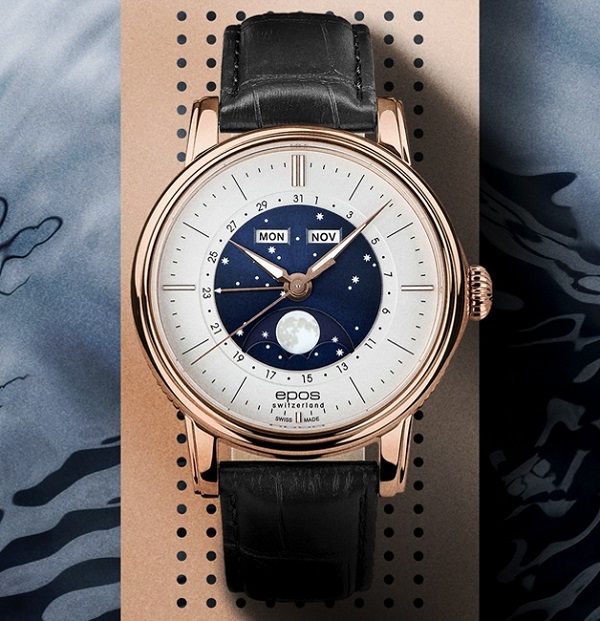 Đồng hồ Epos Swiss đến từ Thụy Sỹ với thiết kế sang trọng, đẳng cấp. Ảnh: Đăng Quang Watch