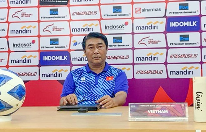 HLV Trần Minh Chiến: U16 Việt Nam thua U16 Indonesia 0-5 là kết quả không ngờ