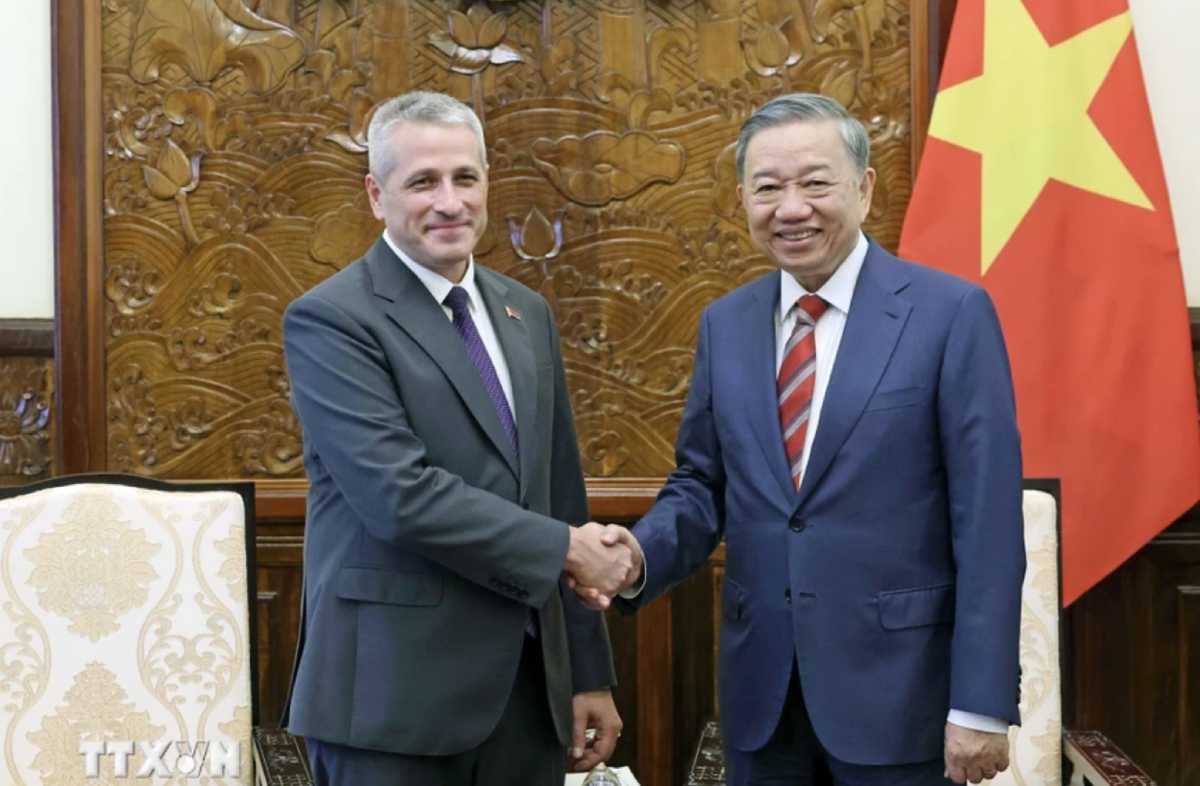 Chủ tịch nước Tô Lâm khẳng định Việt Nam luôn coi trọng quan hệ hữu nghị truyền thống và hợp tác nhiều mặt với Belarus. Ảnh: TTXVN