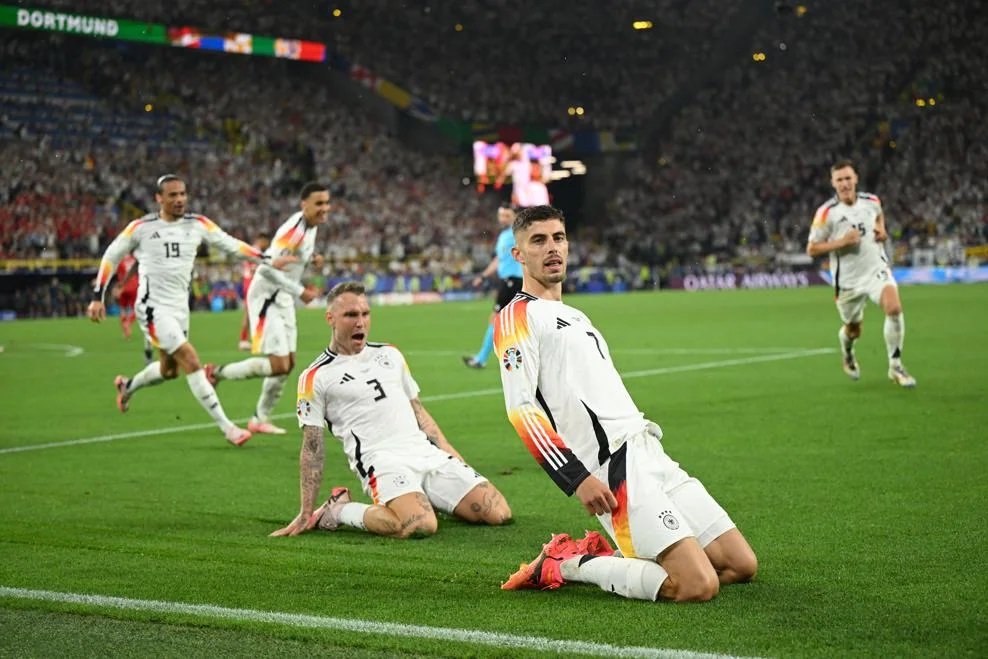 Kai Havertz có màn trình diễn ấn tượng giúp tuyển Đức vượt qua Đan Mạch để góp mặt tại tứ kết EURO 2024. Ảnh: UEFA