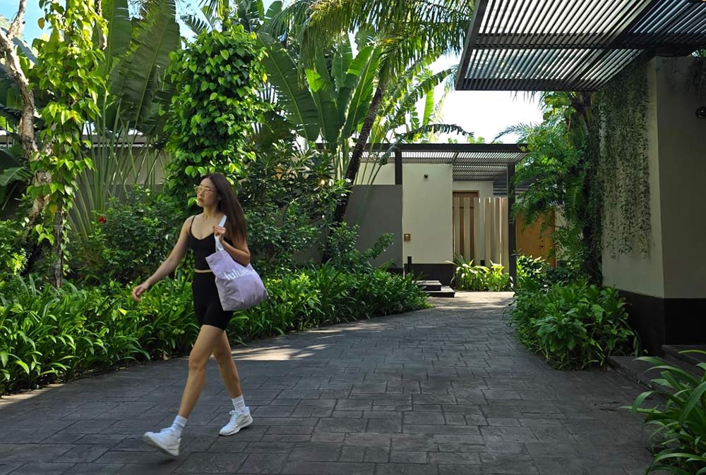 Han Hye-jin nghỉ trong resort 6 sao ở Bãi Trường, Phú Quốc. Ảnh: Instagram nhân vật