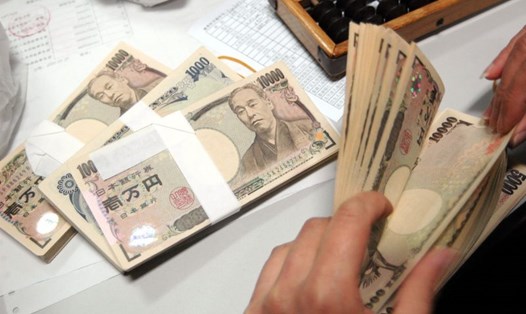 Tỷ giá Yên Nhật hiện ở mức 152 đồng - 161 đồng (mua vào - bán ra). Ảnh: AFP 