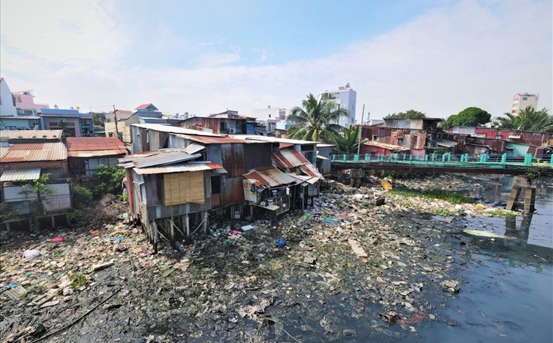 Xuyen Tam is one of the most polluted canals in HCMC. Photo: Anh Tu