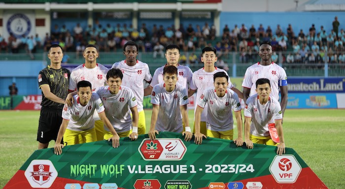 Hai Phong Football Club has not met the licensing criteria for the new season and needs to supplement their documentation. Photo: VPF