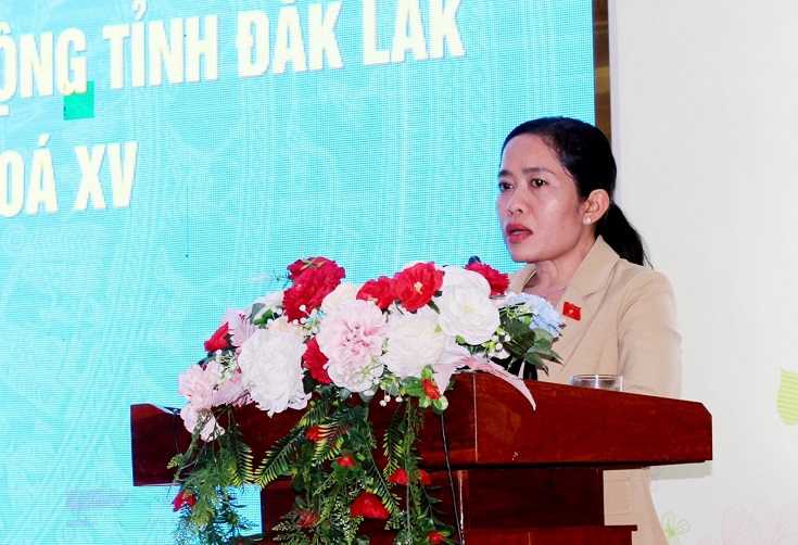 Bà Lê Thị Thanh Xuân - tân Giám đốc Sở Giáo dục và Đào tạo tỉnh Đắk Lắk. Ảnh: Thanh Hương