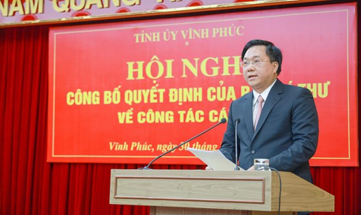 Tân Phó Bí thư Tỉnh ủy Vĩnh Phúc Trần Duy Đông (SN 1979) có trình độ tiến sĩ kinh tế, thạc sĩ chính sách công tại Nhật Bản. Ảnh: Trà Hương